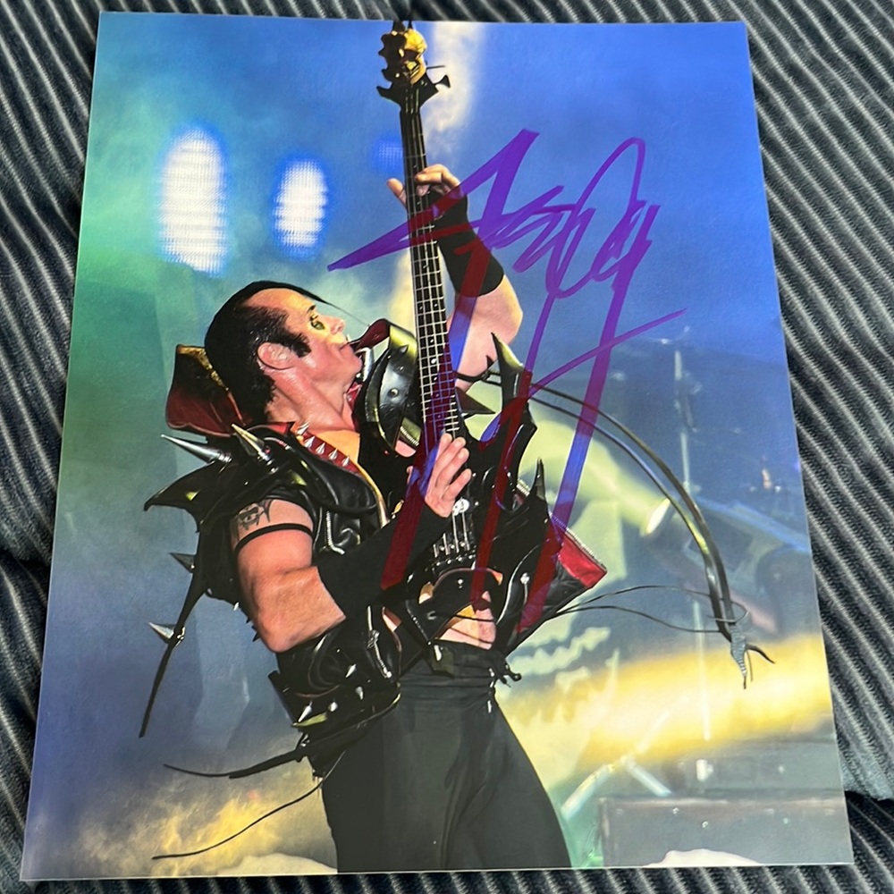Autographed Concert Misfits Jerry Only